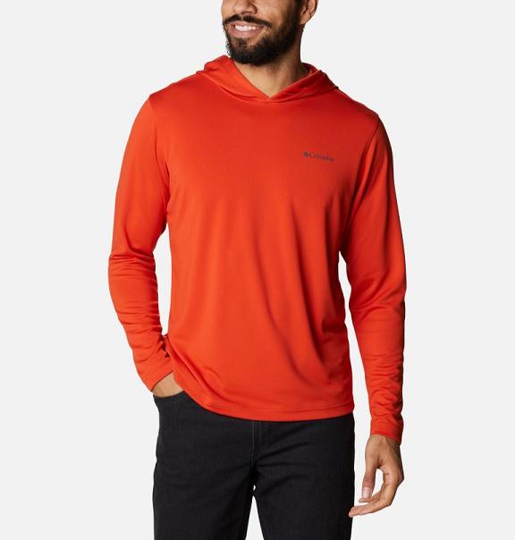 Columbia Mist Trail Hoodies Red For Men's NZ86912 New Zealand